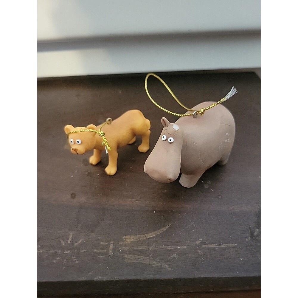 READ Hippo Tiger Or Lion Replacement Member's Mark Noah's Ark Ornament Tree